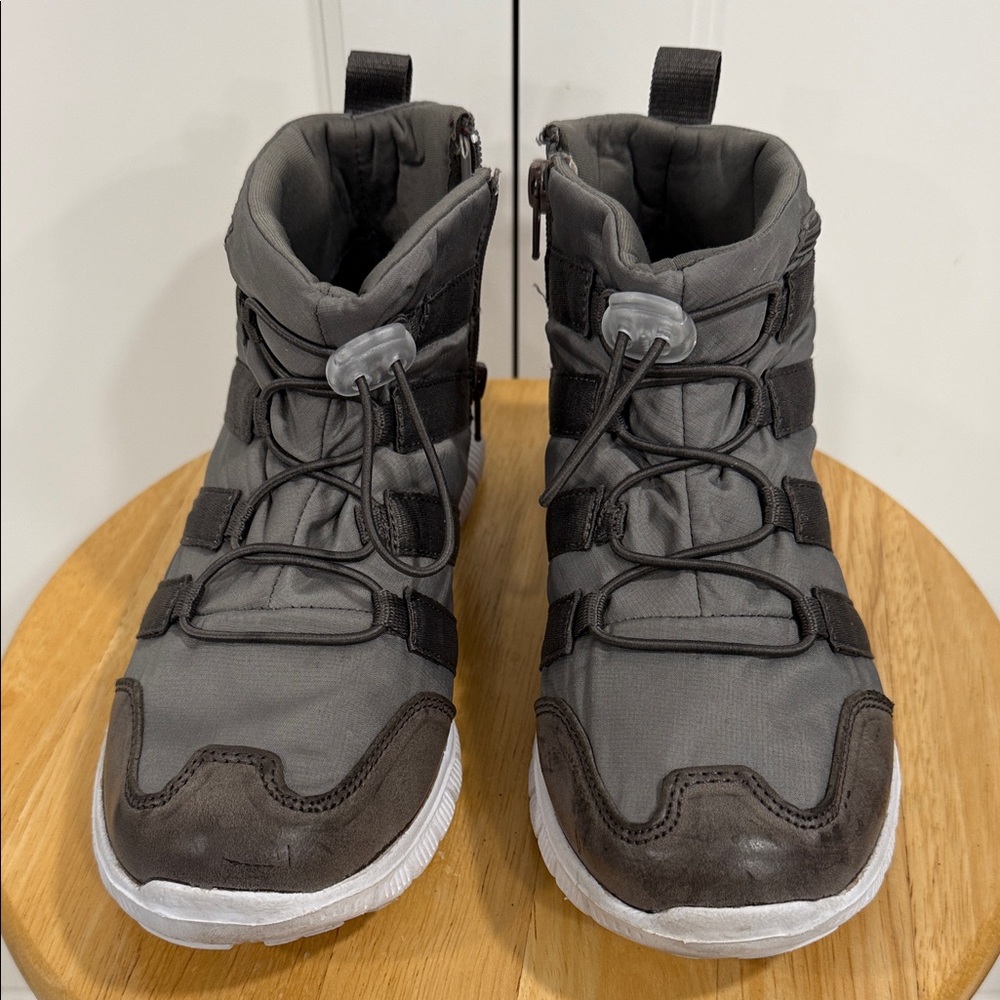 CHEEKS FIT-BODY ANKLE BOOTS SIZE 7 WOMEN SIDE ZIP HIGHTOP TONY LITTLE ENERGY-PAD